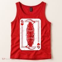 La Santa Muerte Mexico Skeleton Poker Card Death Queens Tank Top thumb 2