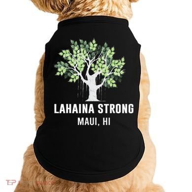 Lahaina Strong Maui Hawaii Old Banyan Tree Doggie Tank