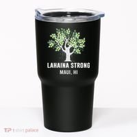 Lahaina Strong Maui Hawaii Old Banyan Tree Tumbler thumb 0