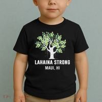 Lahaina Strong Maui Hawaii Old Banyan Tree Toddler T-Shirt thumb 2
