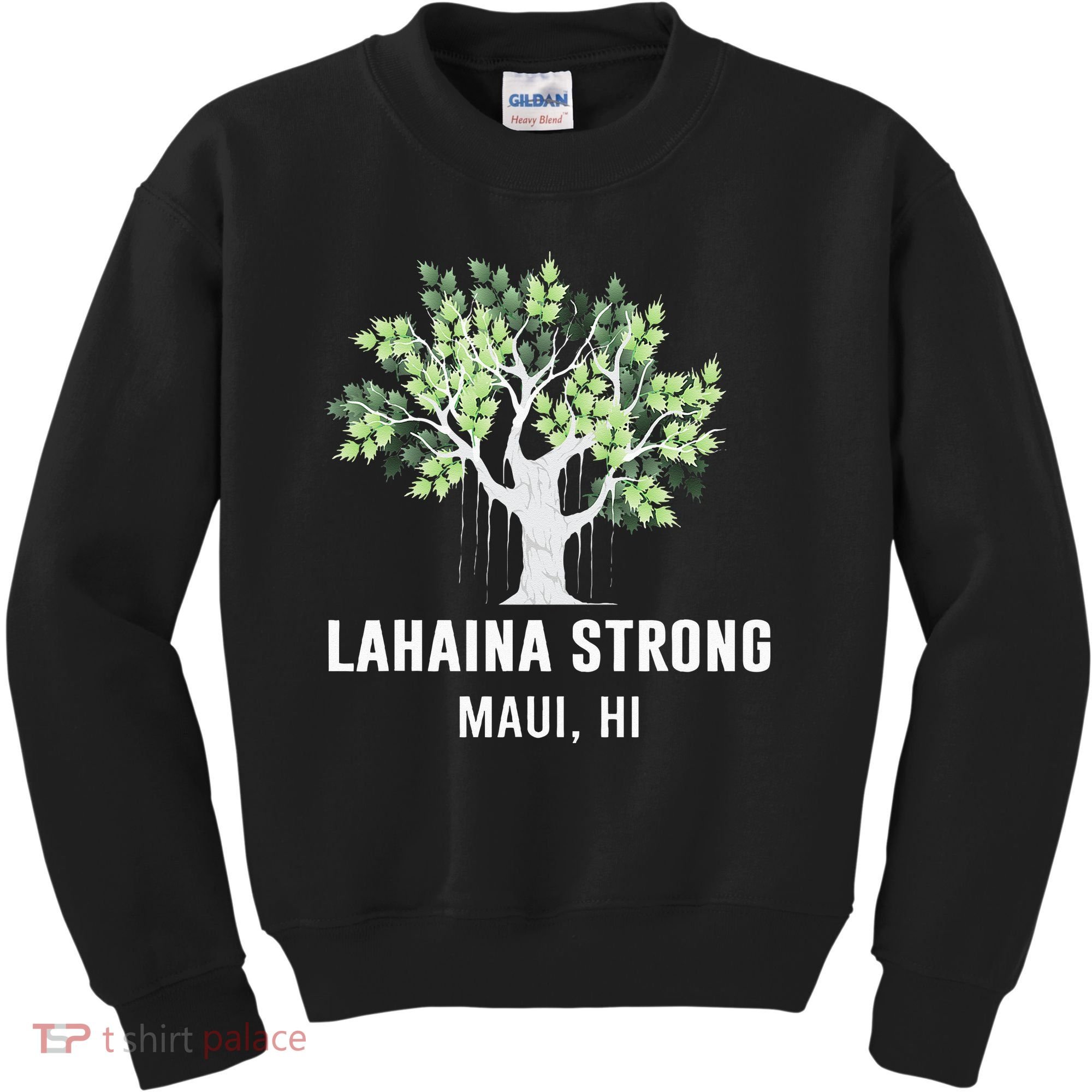 Lahaina Strong Maui Hawaii Old Banyan Tree Kids Sweatshirt