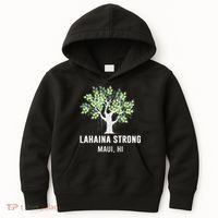 Lahaina Strong Maui Hawaii Old Banyan Tree Kids Hoodie thumb 0