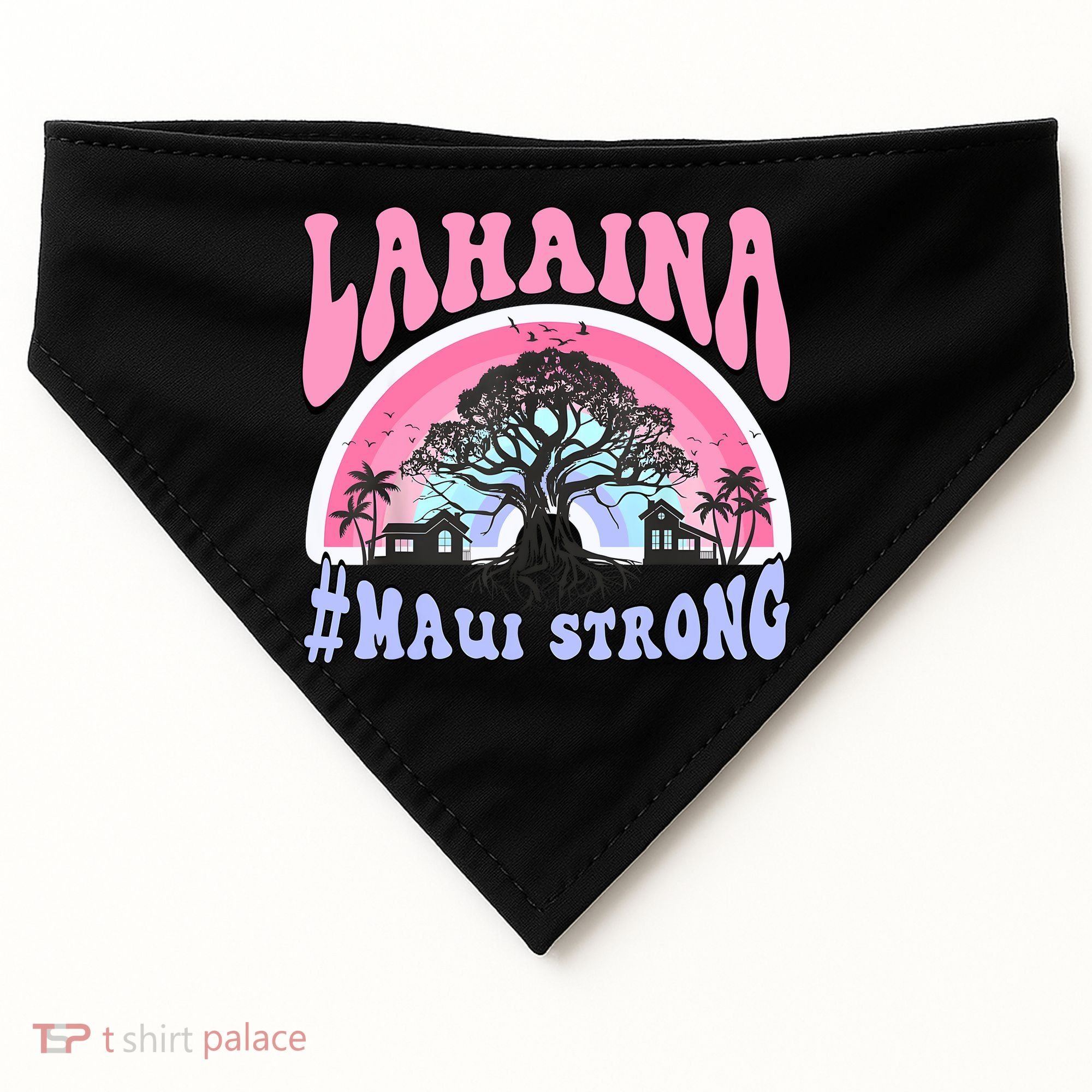 Lahaina Strong Maui Hawaii USA-Made Doggie Bandana