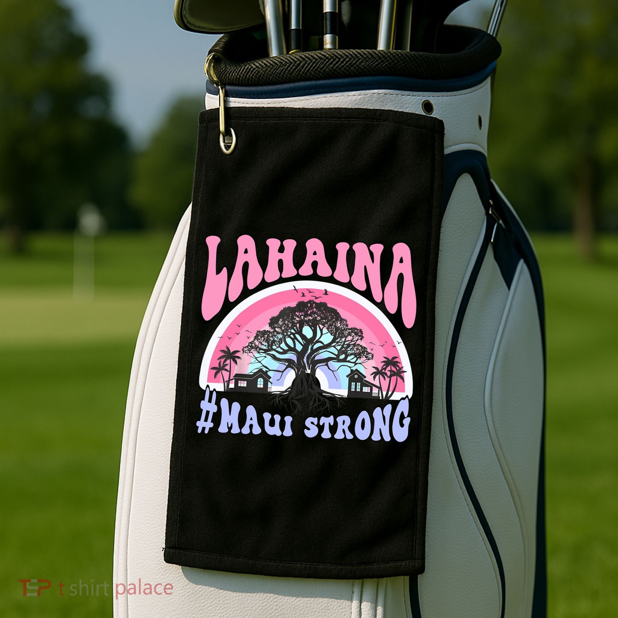 Lahaina Strong Maui Hawaii Golf Towel