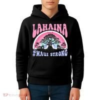 Lahaina Strong Maui Hawaii Kids Hoodie thumb 4