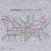 London S.U.B.W.A.Y Map Metro Underground Women's Sweatshirt thumb 2