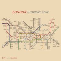 London S.U.B.W.A.Y Map Metro Underground Tote Bag thumb 4