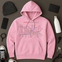 London S.U.B.W.A.Y Map Metro Underground Hoodie thumb 3