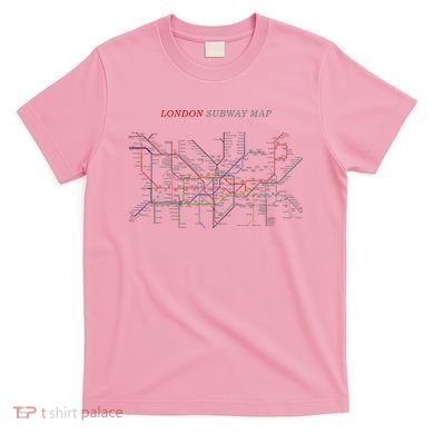 London S.U.B.W.A.Y Map Metro Underground T-Shirt