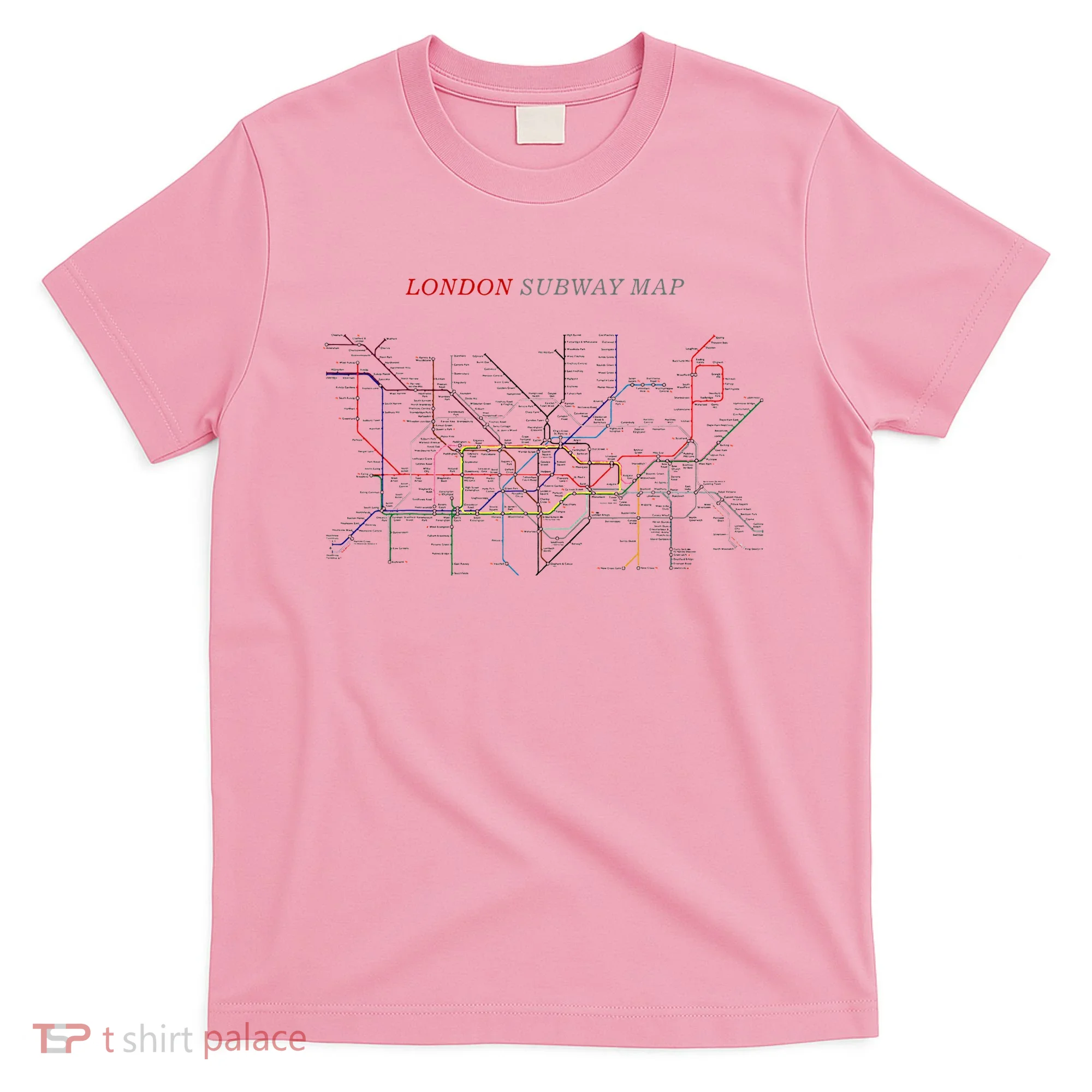 London S.U.B.W.A.Y Map Metro Underground T-Shirt