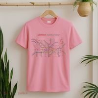 London S.U.B.W.A.Y Map Metro Underground T-Shirt thumb 2