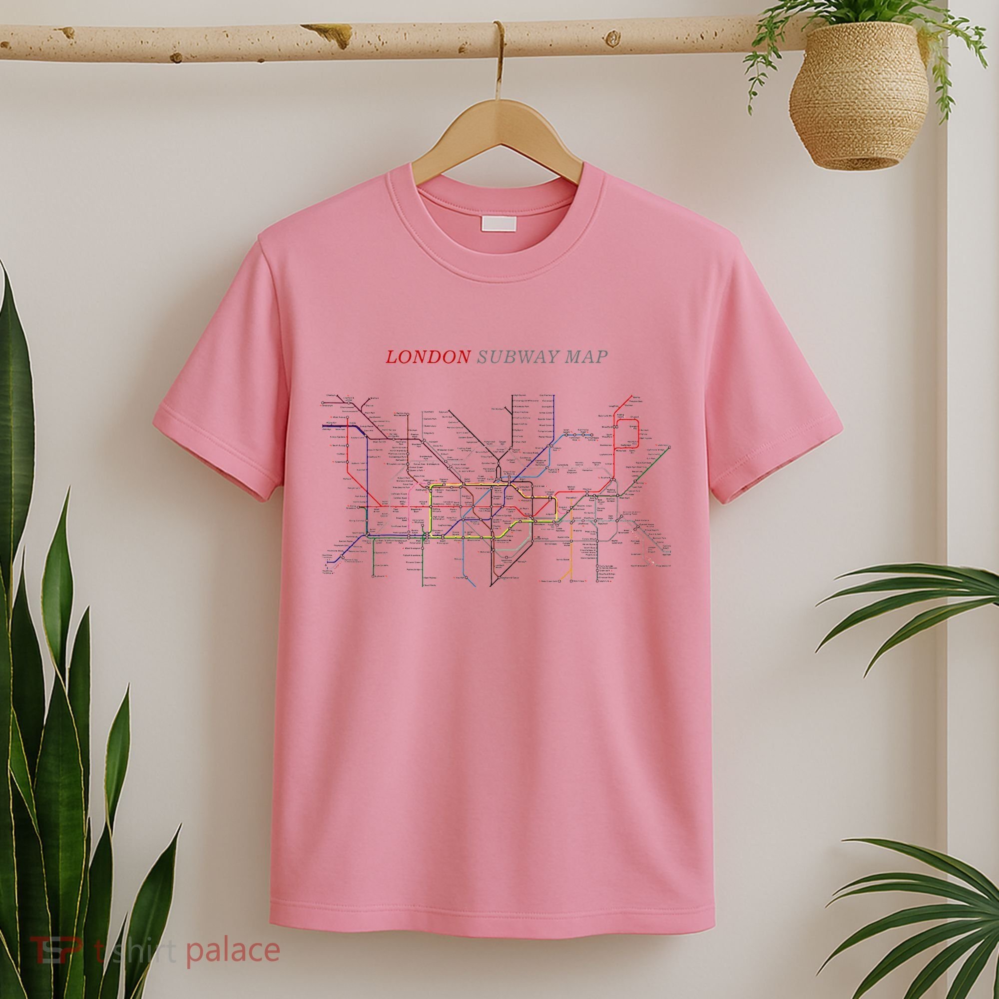 London S.U.B.W.A.Y Map Metro Underground T-Shirt
