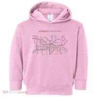 London S.U.B.W.A.Y Map Metro Underground Toddler Hoodie thumb 0