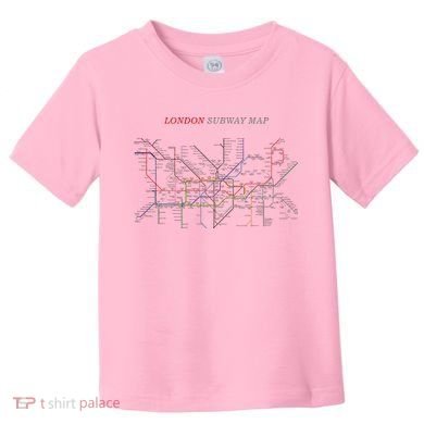 London S.U.B.W.A.Y Map Metro Underground Toddler T-Shirt