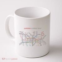 London S.U.B.W.A.Y Map Metro Underground Coffee Mug thumb 0