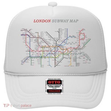 London S.U.B.W.A.Y Map Metro Underground Hat