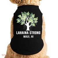 Lahaina Strong Maui Hawaii Old Banyan Tree Doggie Tank thumb 0