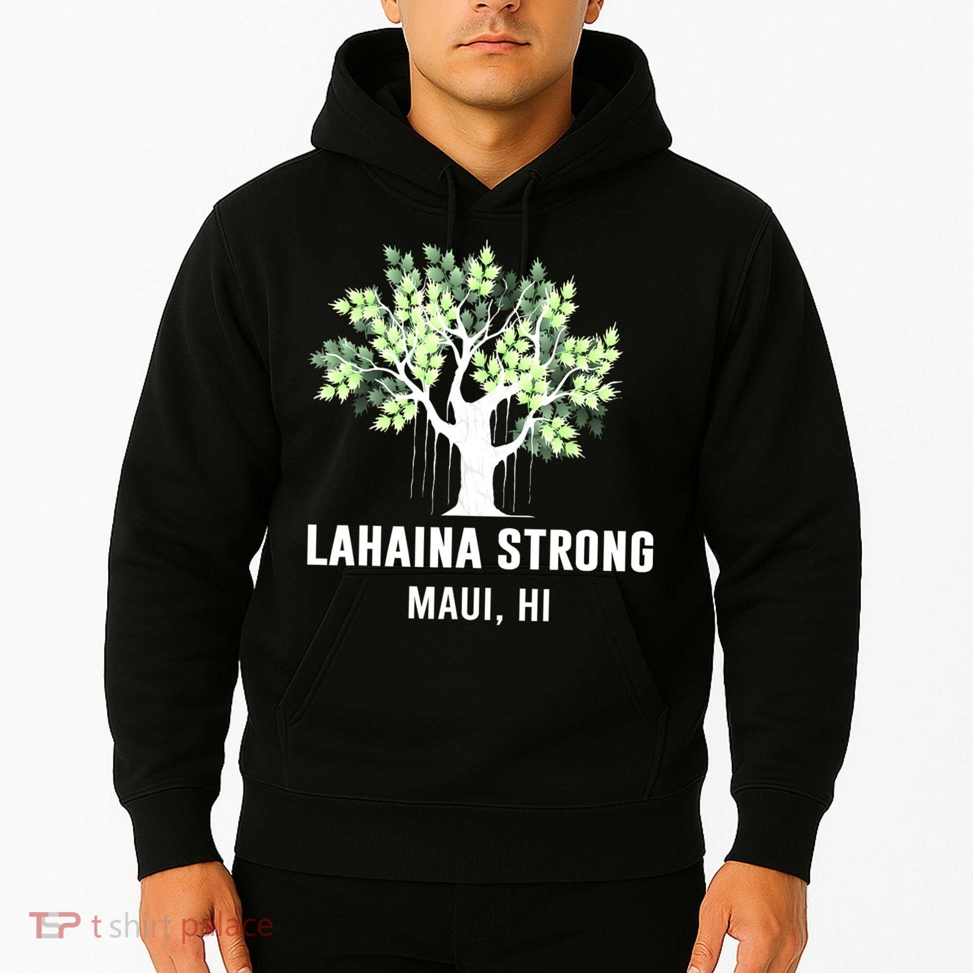 Lahaina Strong Maui Hawaii Old Banyan Tree Hoodie