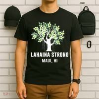 Lahaina Strong Maui Hawaii Old Banyan Tree T-Shirt thumb 6