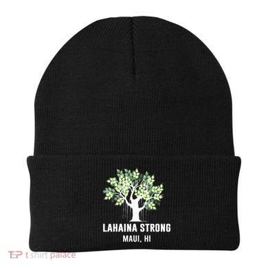 Lahaina Strong Maui Hawaii Old Banyan Tree Beanie