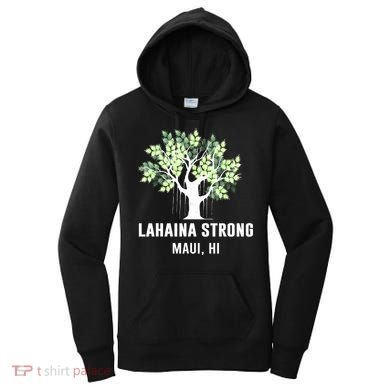 Lahaina Strong Maui Hawaii Old Banyan Tree Women's Hoodie