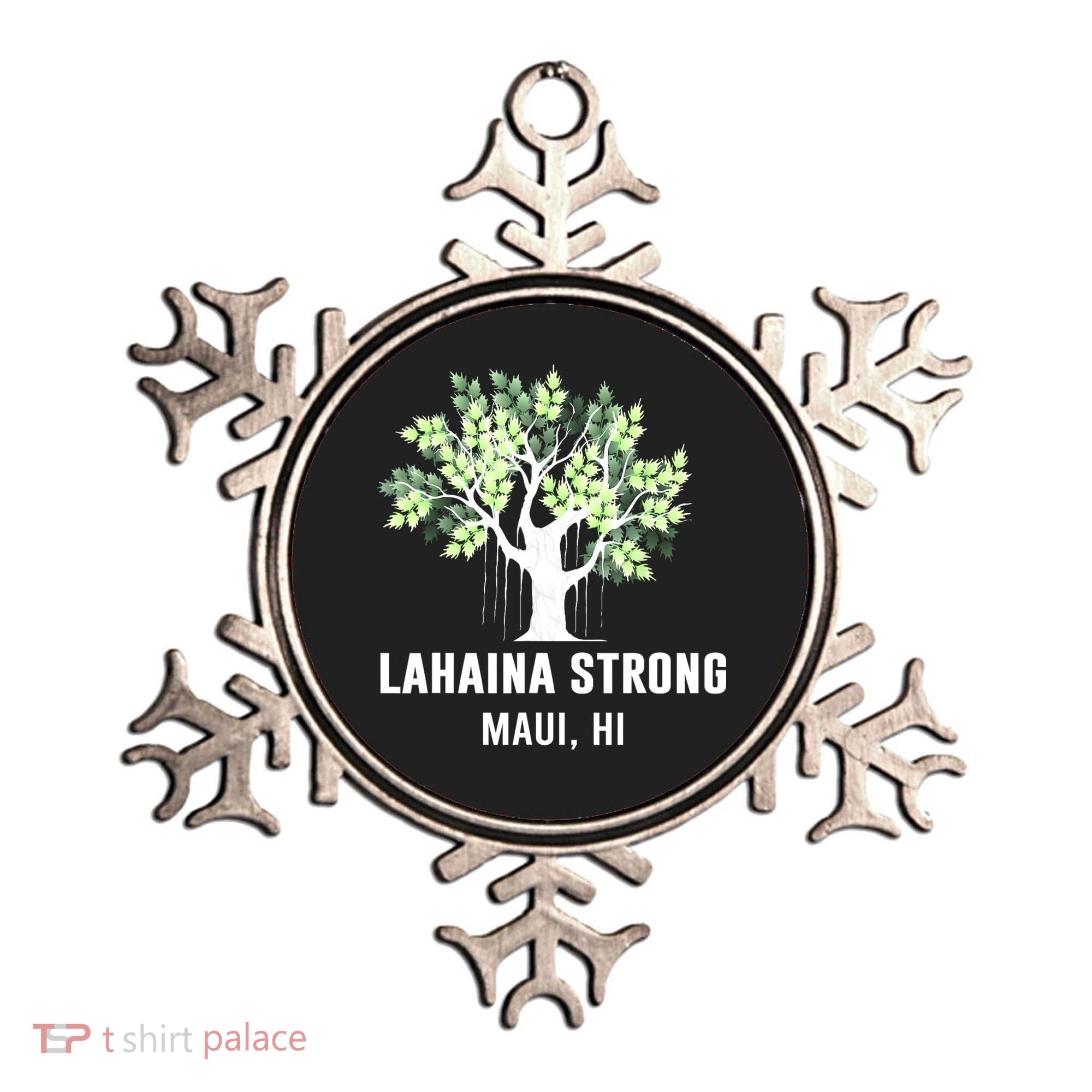 Lahaina Strong Maui Hawaii Old Banyan Tree Ornament