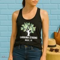 Lahaina Strong Maui Hawaii Old Banyan Tree Women's Tank Top thumb 2