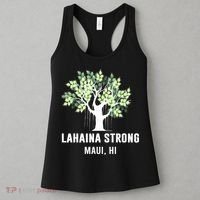Lahaina Strong Maui Hawaii Old Banyan Tree Women's Tank Top thumb 3