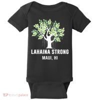 Lahaina Strong Maui Hawaii Old Banyan Tree Baby Bodysuit thumb 0