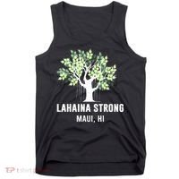 Lahaina Strong Maui Hawaii Old Banyan Tree Tank Top thumb 0