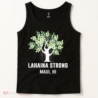 Lahaina Strong Maui Hawaii Old Banyan Tree Tank Top thumb 2