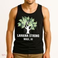 Lahaina Strong Maui Hawaii Old Banyan Tree Tank Top thumb 3