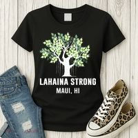 Lahaina Strong Maui Hawaii Old Banyan Tree Women's T-Shirt thumb 3