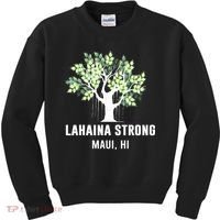 Lahaina Strong Maui Hawaii Old Banyan Tree Kids Sweatshirt thumb 0