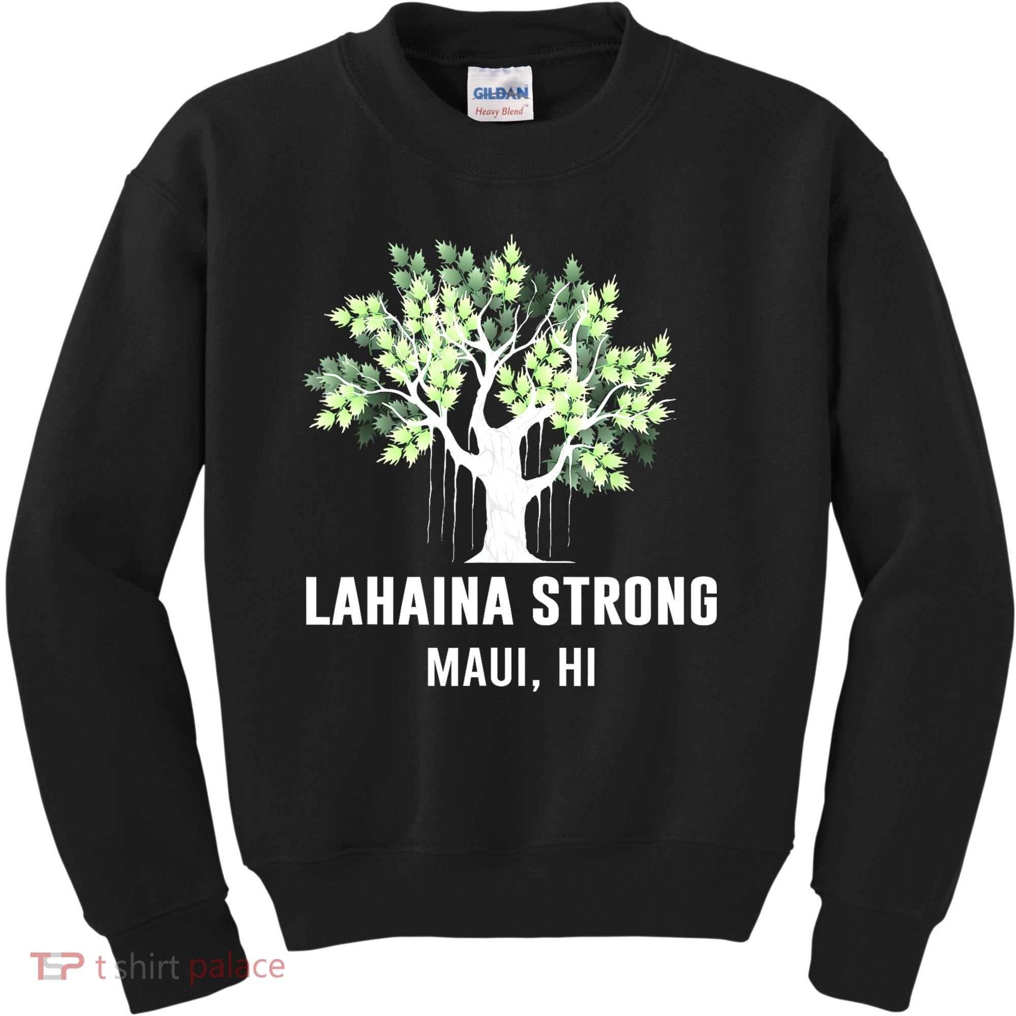 Lahaina Strong Maui Hawaii Old Banyan Tree Kids Sweatshirt