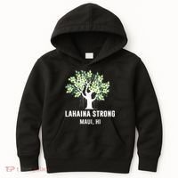 Lahaina Strong Maui Hawaii Old Banyan Tree Kids Hoodie thumb 0