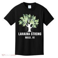 Lahaina Strong Maui Hawaii Old Banyan Tree Kids T-Shirt thumb 0