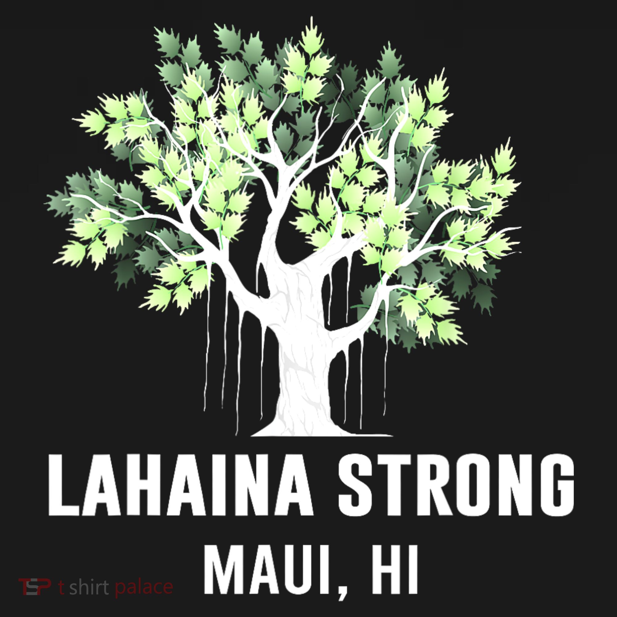 Lahaina Strong Maui Hawaii Old Banyan Tree Kids T-Shirt