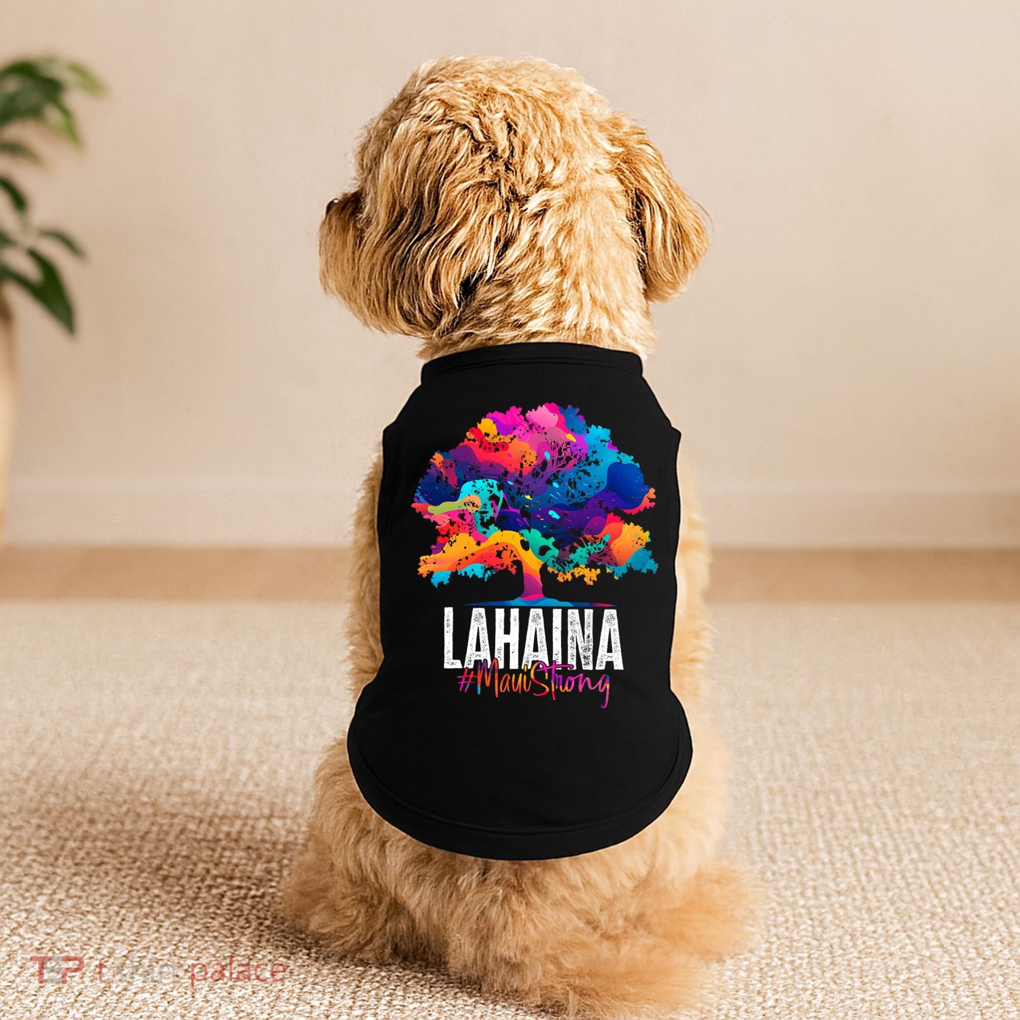 Lahaina Strong Maui Hawaii Old Banyan Tree Doggie Tank
