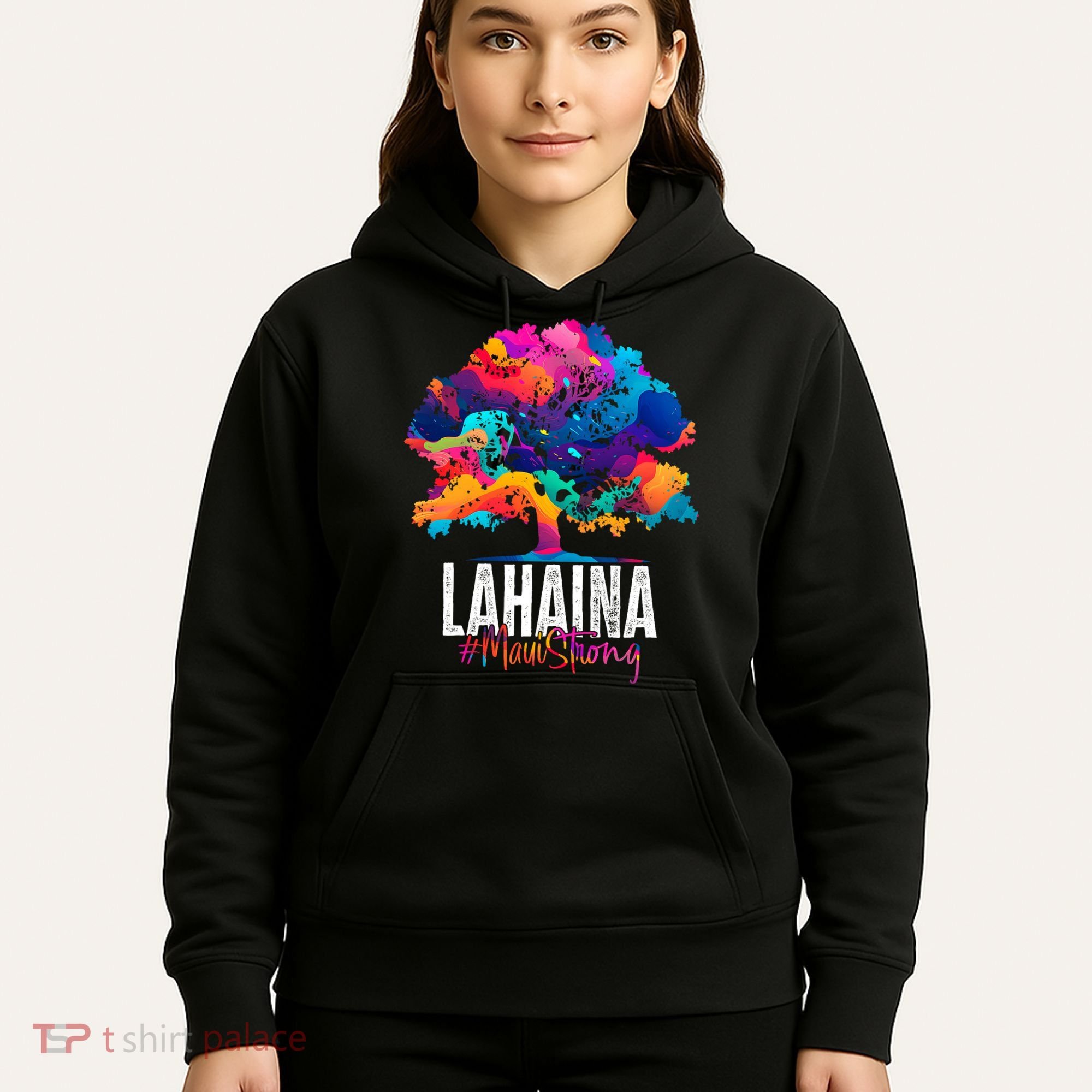 Lahaina Strong Maui Hawaii Old Banyan Tree Hoodie
