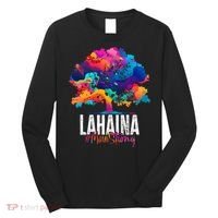 Lahaina Strong Maui Hawaii Old Banyan Tree Long Sleeve Shirt thumb 0
