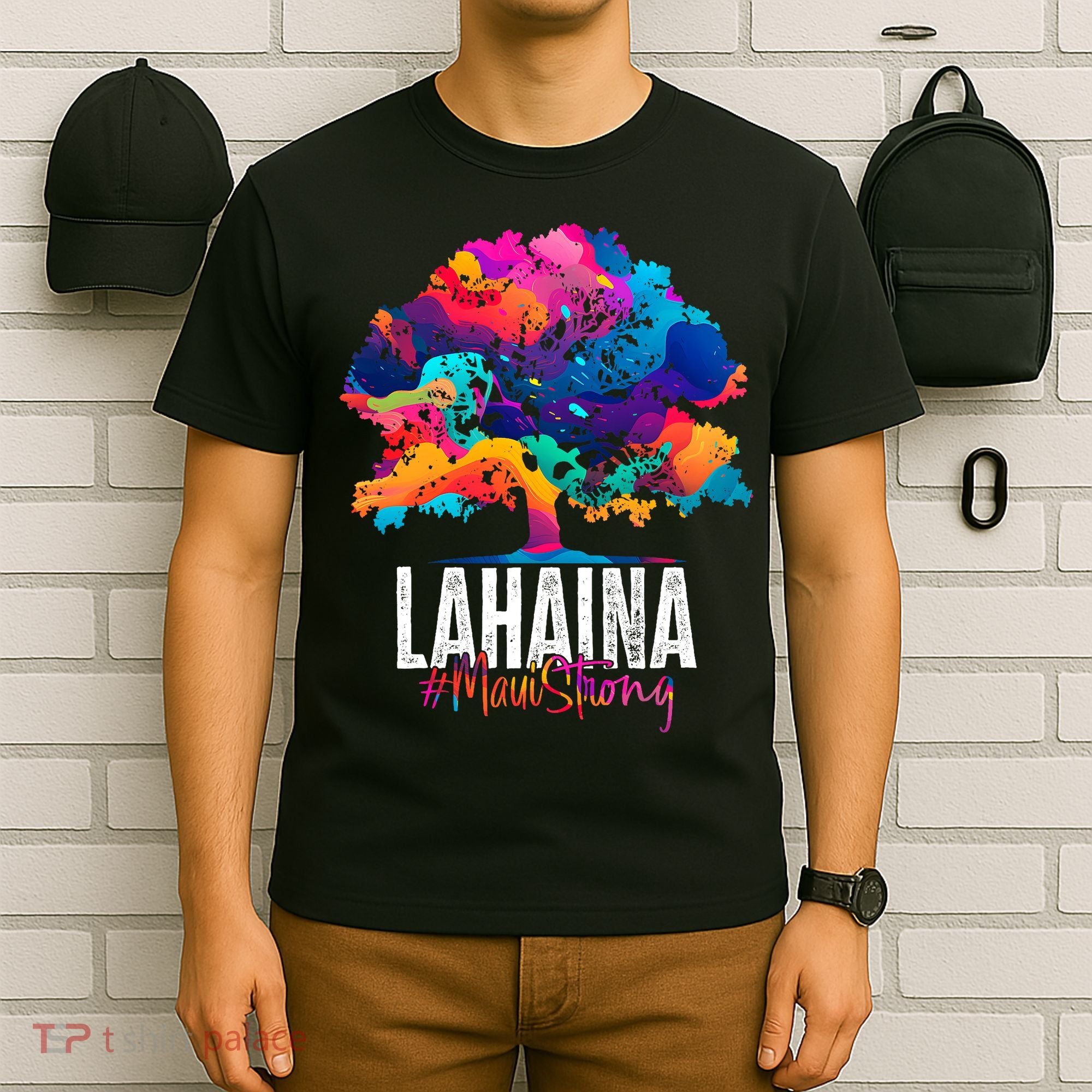 Lahaina Strong Maui Hawaii Old Banyan Tree T-Shirt