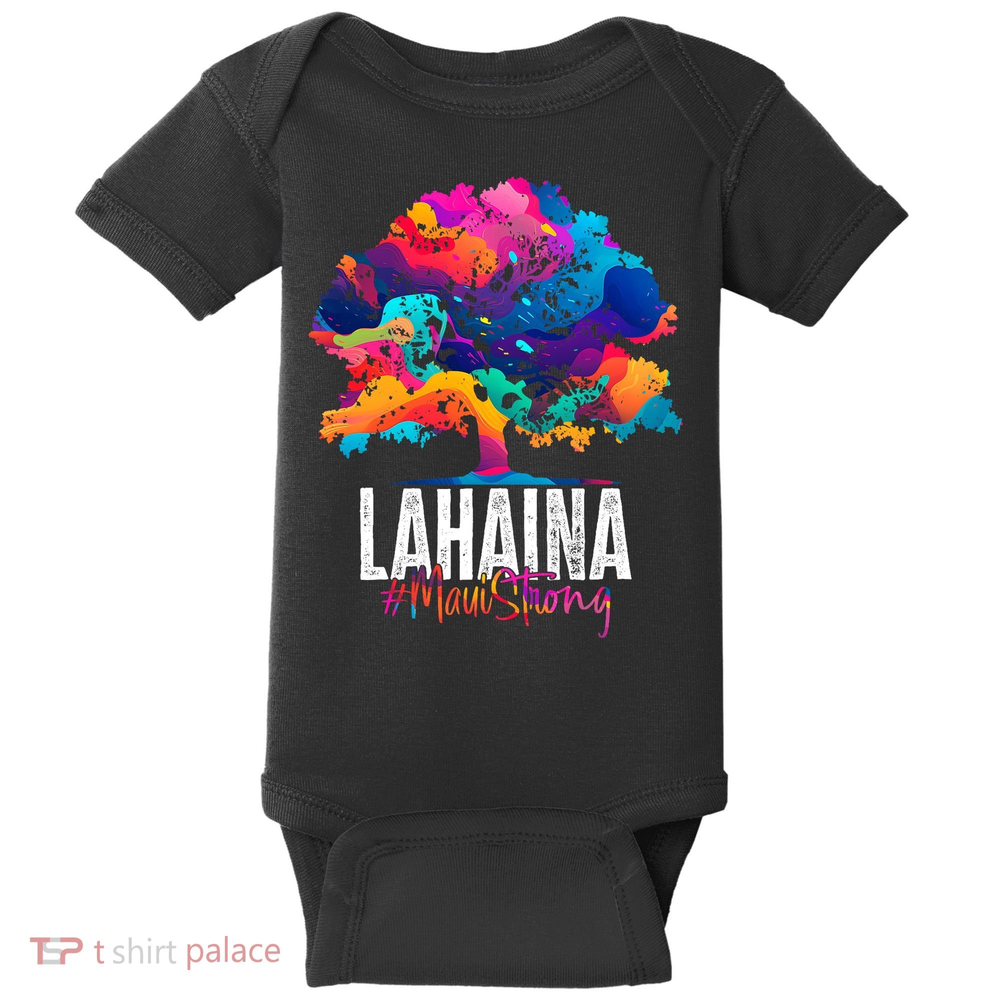 Lahaina Strong Maui Hawaii Old Banyan Tree Baby Bodysuit