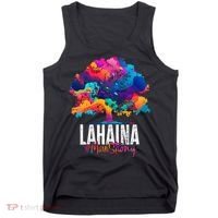 Lahaina Strong Maui Hawaii Old Banyan Tree Tank Top thumb 0