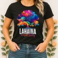 Lahaina Strong Maui Hawaii Old Banyan Tree Women's T-Shirt thumb 2
