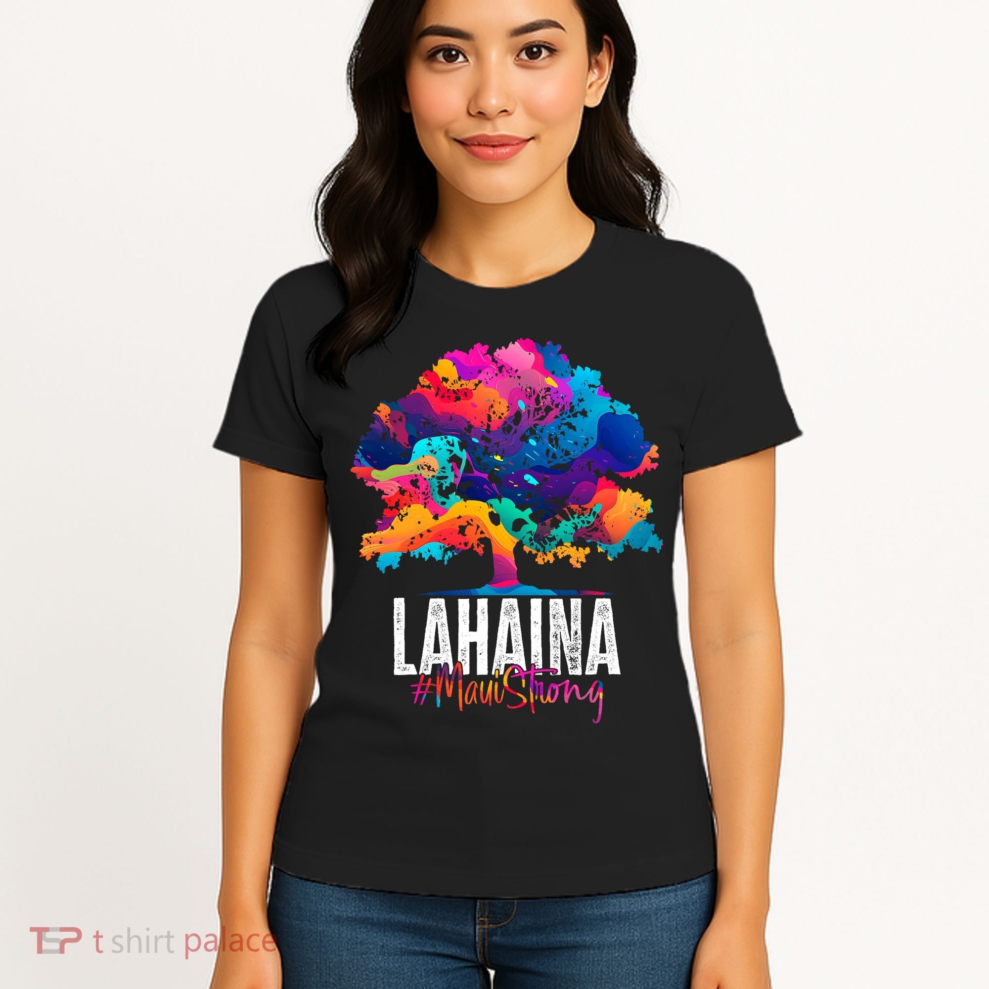 Lahaina Strong Maui Hawaii Old Banyan Tree Women's T-Shirt