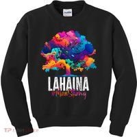 Lahaina Strong Maui Hawaii Old Banyan Tree Kids Sweatshirt thumb 0