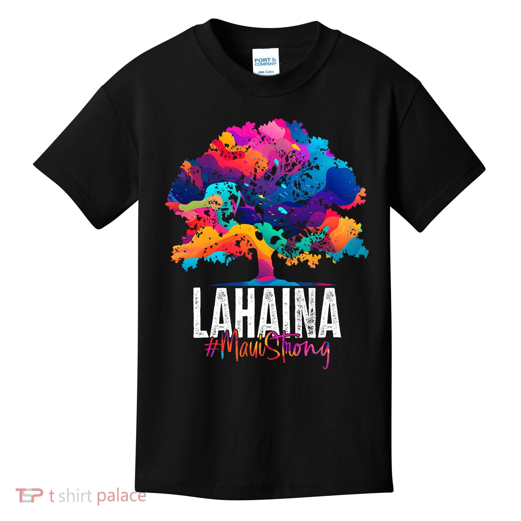 Lahaina Strong Maui Hawaii Old Banyan Tree Kids T-Shirt