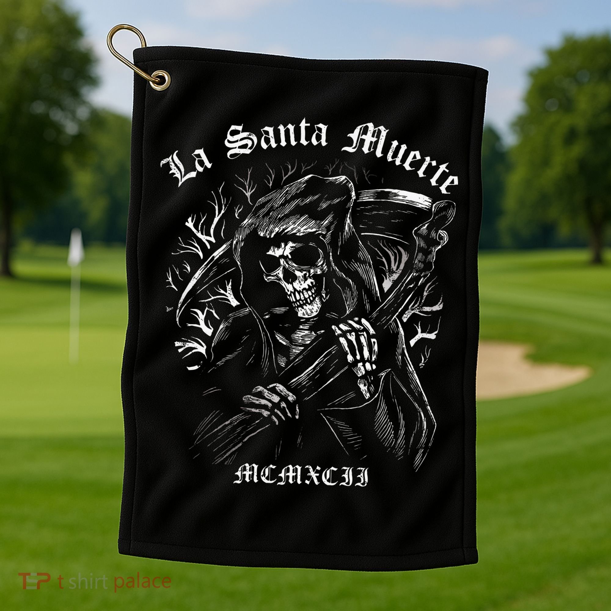 La Santa Muerte Golf Towel