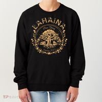 Lahaina Strong Maui Hawaii Old Banyan Tree saving squad Women's Sweatshirt thumb 0